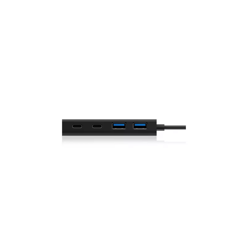 ICY BOX IB-HUB1426-CPD USB 3.2 Gen 1 (3.1 Gen 1) Type-C 5000 Mbit/s Juodas