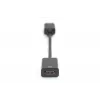 DIGITUS DP – HDMI kabelis 20 cm juodas DP – HDMI A tipo M/F HDMI 2.0