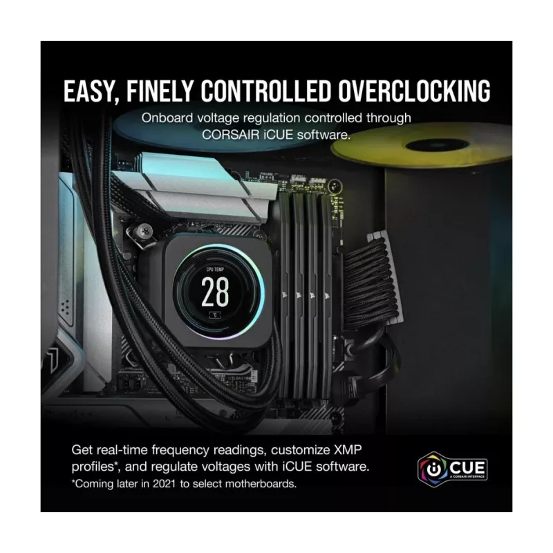CORSAIR Vengeance 64GB (2x32GB) DDR5 5600MHz CL40 atminties rinkinys – juodas