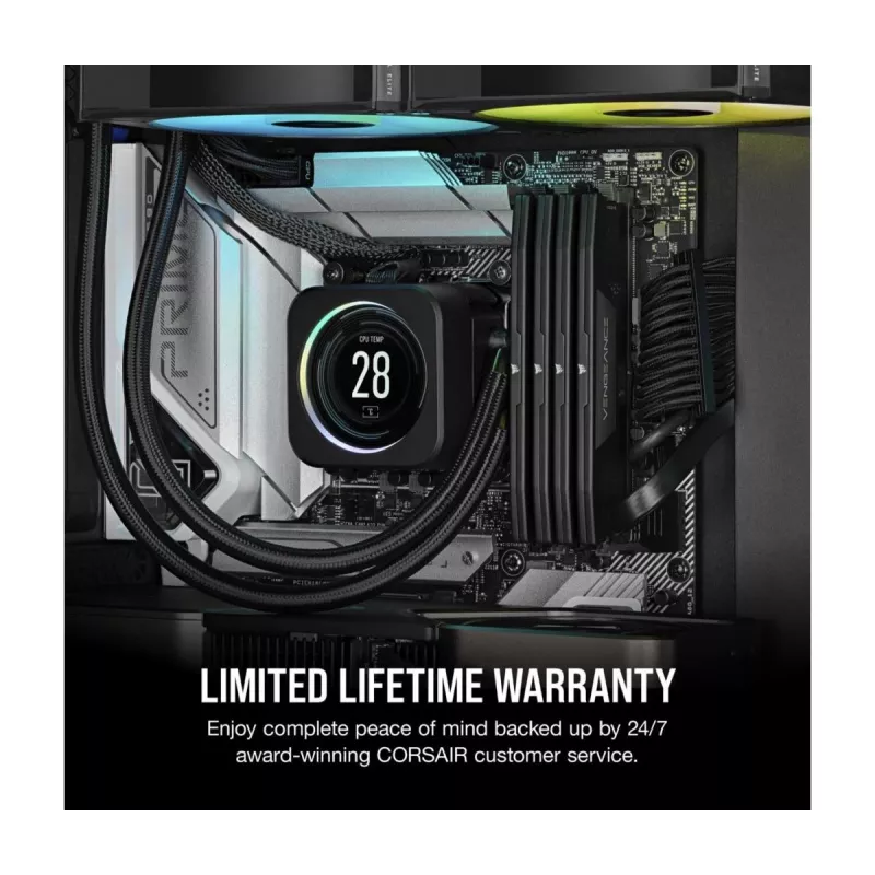 CORSAIR Vengeance 64GB (2x32GB) DDR5 5600MHz CL40 atminties rinkinys – juodas