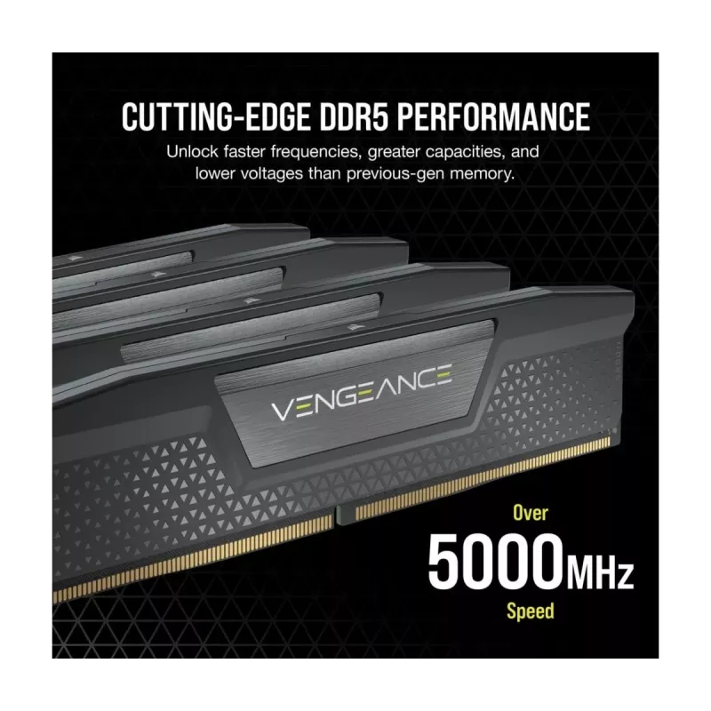 CORSAIR Vengeance 64GB (2x32GB) DDR5 5600MHz CL40 atminties rinkinys – juodas