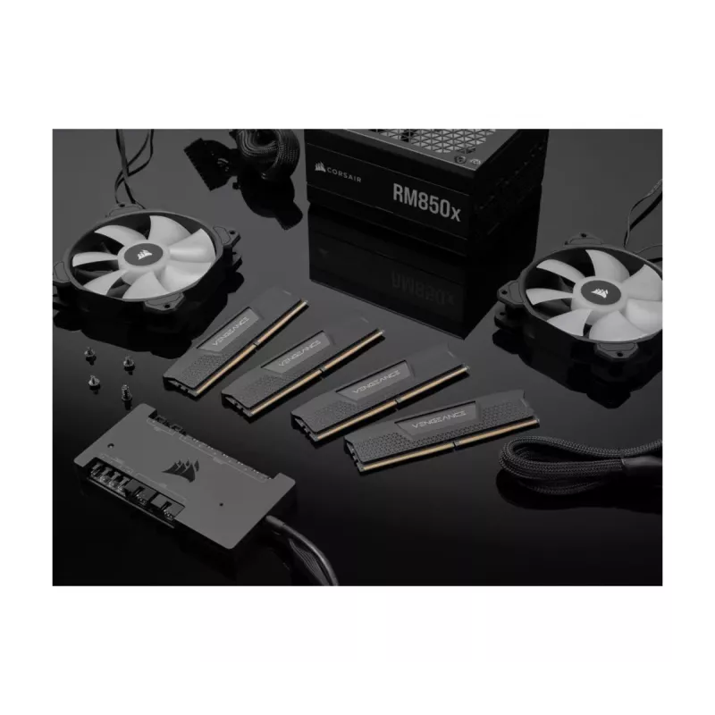 CORSAIR Vengeance 64GB (2x32GB) DDR5 5600MHz CL40 atminties rinkinys – juodas