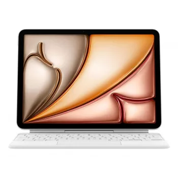 APPLE Magic Keyboard, skirta iPad Air 11 colių (M2/M3/M4) – balta – Azerty prancūziška (MDFV4F/A)