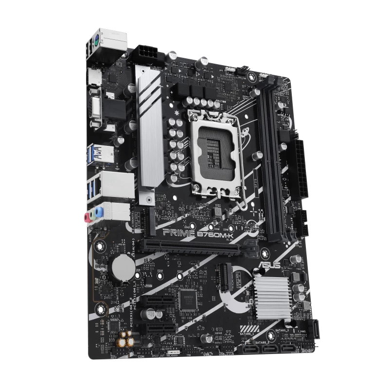 ASUS PRIME B760M-K pagrindinė plokštė Intel B760 LGA 1700 micro ATX