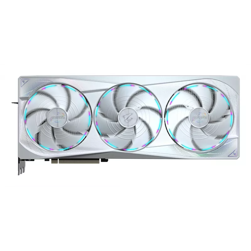 Vaizdo plokštė GIGABYTE AORUS GeForce RTX 5080 MASTER ICE 16G – 16 GB GDDR7, 256 bit, PCIe 5.0, 2805 MHz