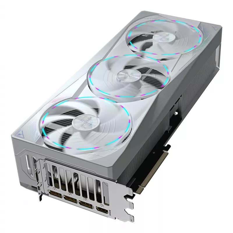 Vaizdo plokštė GIGABYTE AORUS GeForce RTX 5080 MASTER ICE 16G – 16 GB GDDR7, 256 bit, PCIe 5.0, 2805 MHz