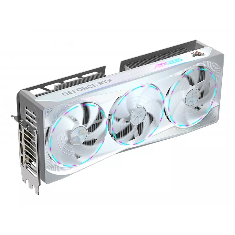Vaizdo plokštė GIGABYTE AORUS GeForce RTX 5080 MASTER ICE 16G – 16 GB GDDR7, 256 bit, PCIe 5.0, 2805 MHz