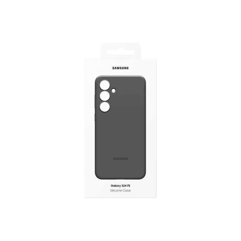 Dėklas Samsung Galaxy S24 FE Silikoninis Juodas