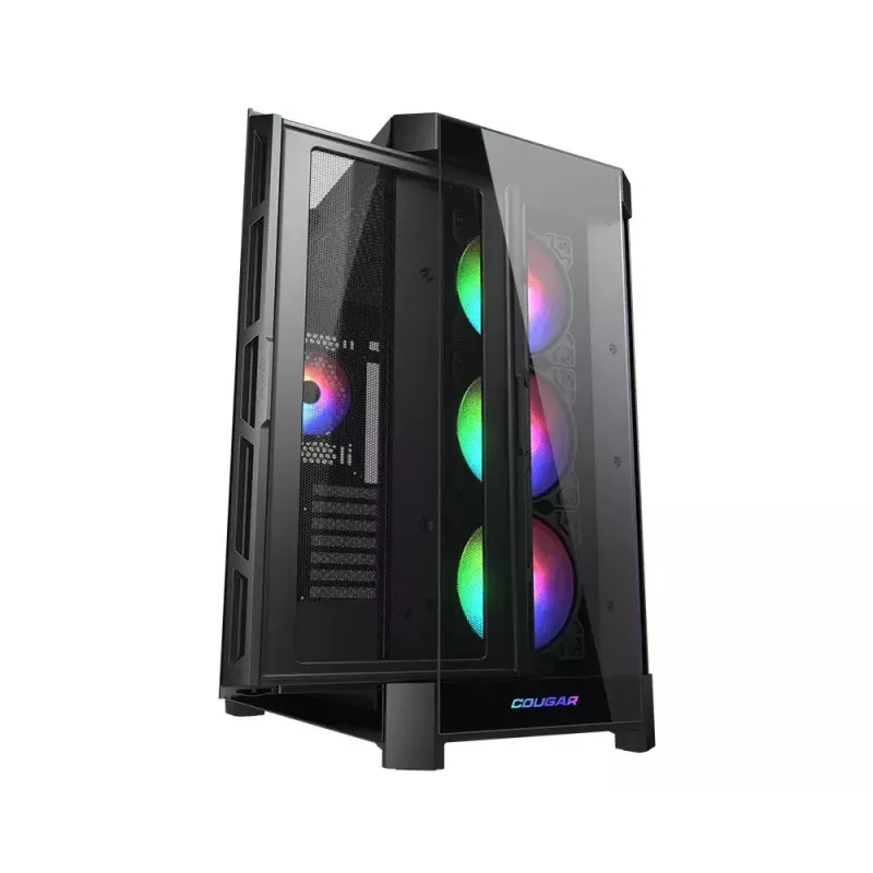PC korpusas COUGAR Gaming DUOFACE PRO RGB CGR-DUOFACE PRO RGB Midi Tower Juodas