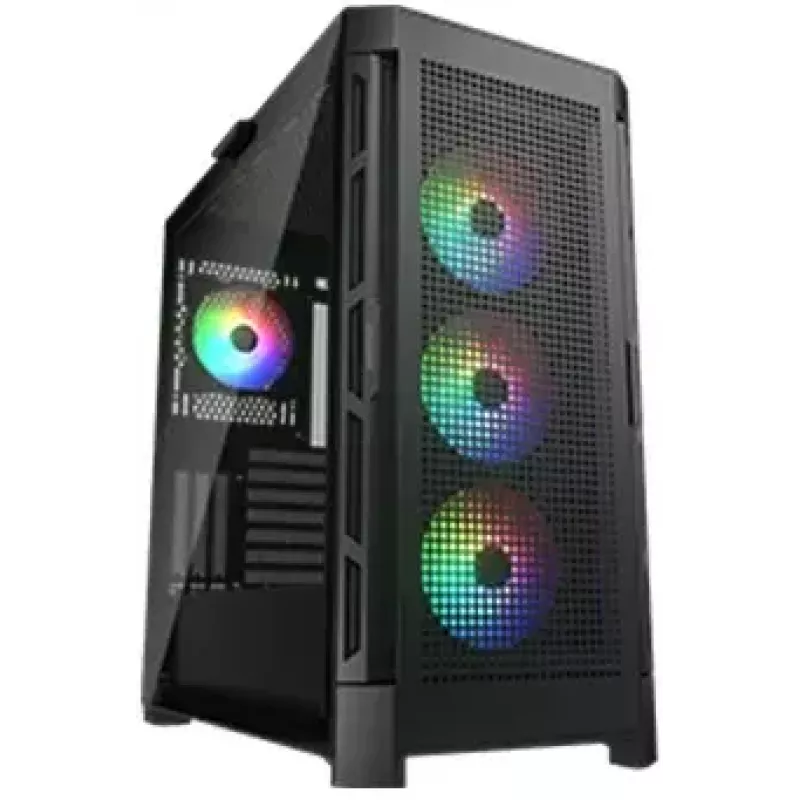 PC korpusas COUGAR Gaming DUOFACE PRO RGB CGR-DUOFACE PRO RGB Midi Tower Juodas