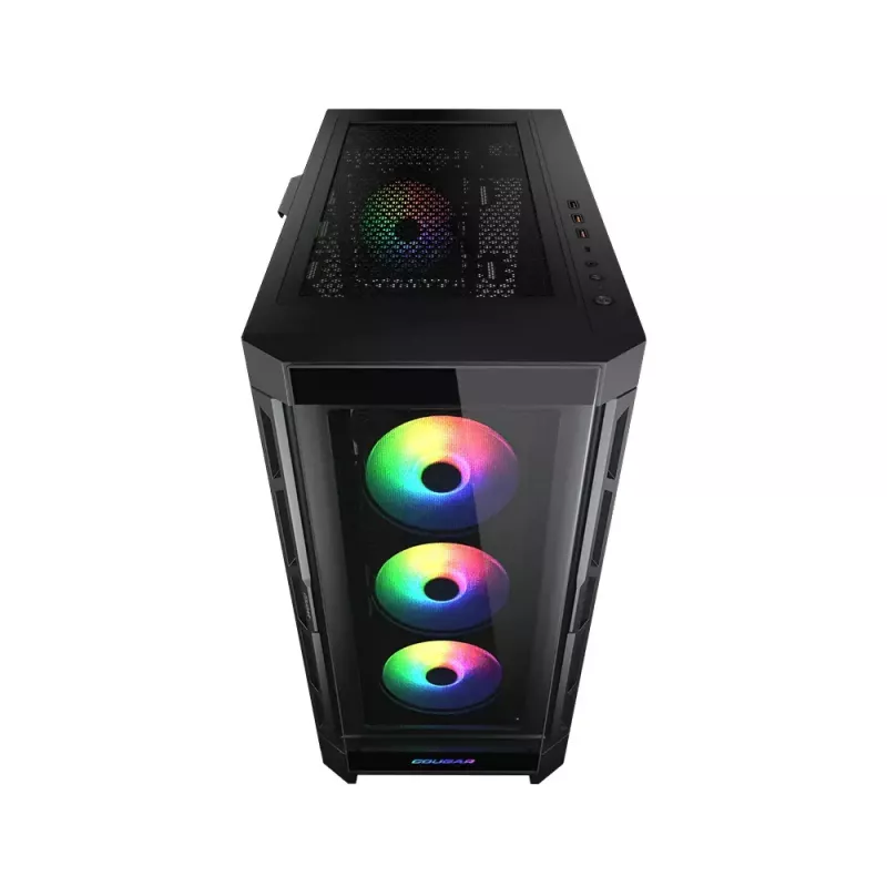 PC korpusas COUGAR Gaming DUOFACE PRO RGB CGR-DUOFACE PRO RGB Midi Tower Juodas