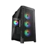 PC korpusas COUGAR Gaming DUOFACE PRO RGB CGR-DUOFACE PRO RGB Midi Tower Juodas