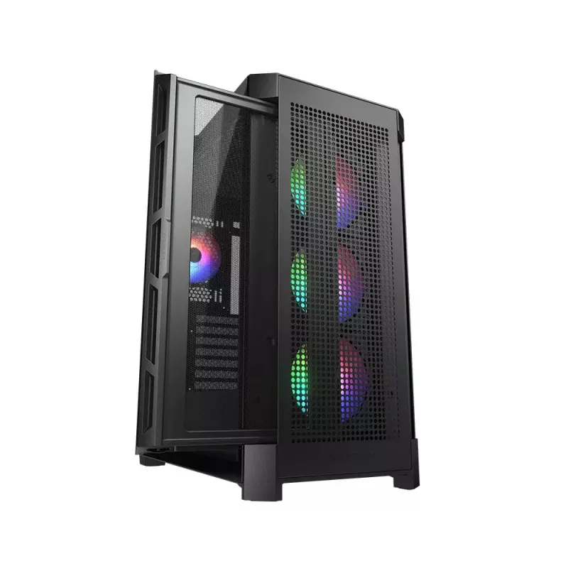 PC korpusas COUGAR Gaming DUOFACE PRO RGB CGR-DUOFACE PRO RGB Midi Tower Juodas