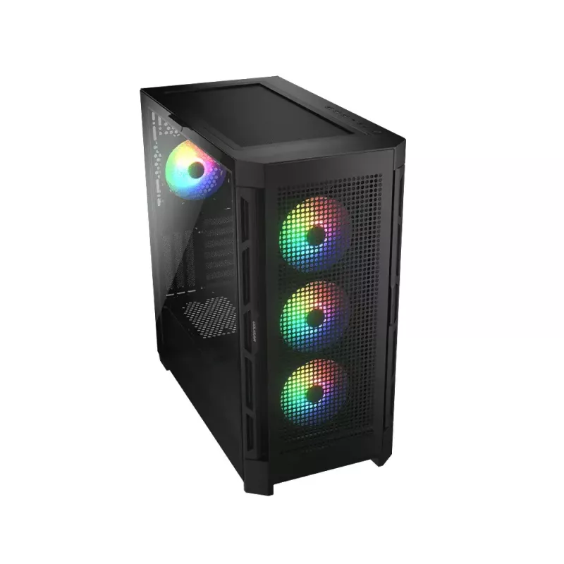 PC korpusas COUGAR Gaming DUOFACE PRO RGB CGR-DUOFACE PRO RGB Midi Tower Juodas