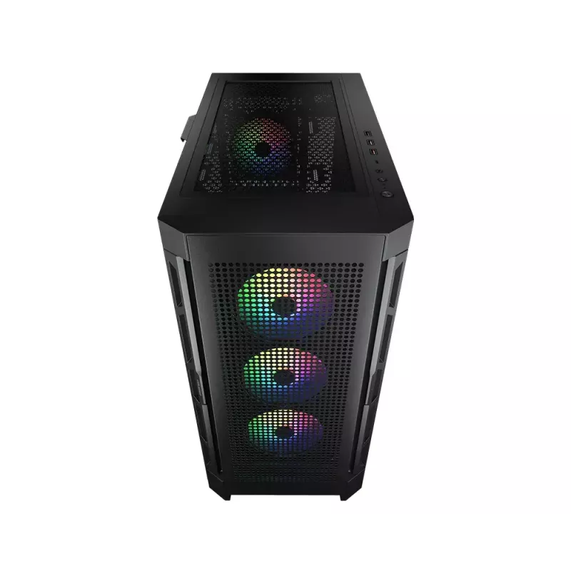 PC korpusas COUGAR Gaming DUOFACE PRO RGB CGR-DUOFACE PRO RGB Midi Tower Juodas
