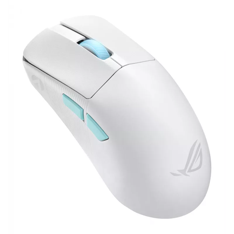 Pelė ASUS ROG Harpe Ace Aim Lab Edition, žaidimų, ambidekstrinė, RF belaidė + Bluetooth + USB Type-C, optomechaninė, 36000 DPI