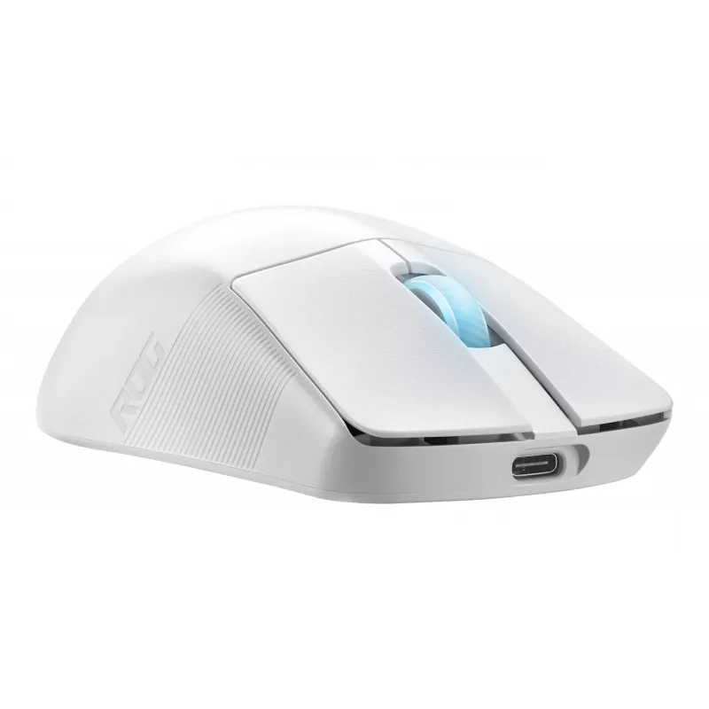 Pelė ASUS ROG Harpe Ace Aim Lab Edition, žaidimų, ambidekstrinė, RF belaidė + Bluetooth + USB Type-C, optomechaninė, 36000 DPI