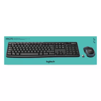 LOGITECH Wireless Desktop Mk270 - Belgijos AZERTY išdėstymas