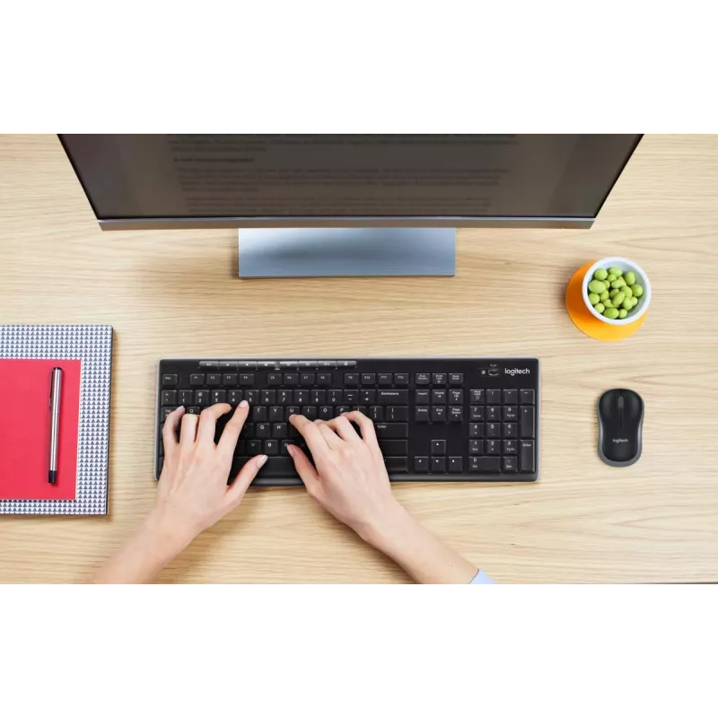 LOGITECH Wireless Desktop Mk270 - Belgijos AZERTY išdėstymas