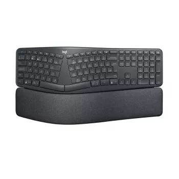 LOGITECH Ergo K860 – belaidė išskleista klaviatūra, grafito spalvos, QWERTY US/International