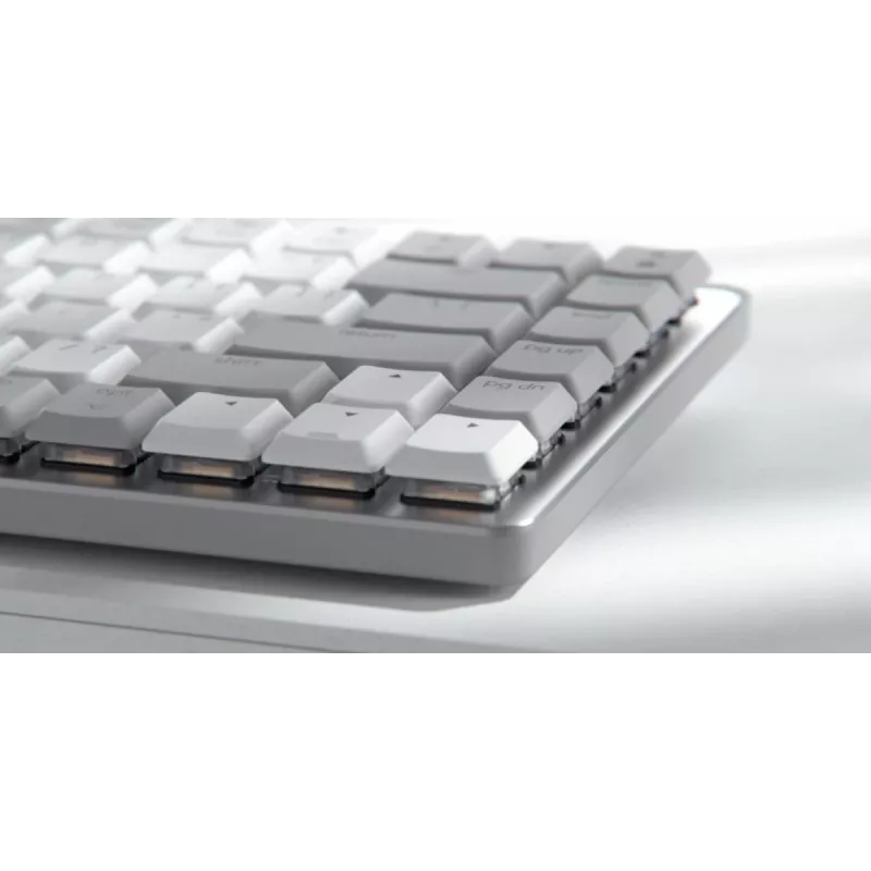 LOGITECH MX Mechanical Mini for Mac belaidė apšviesta mechaninė klaviatūra, šviesiai pilka, US International QWERTY