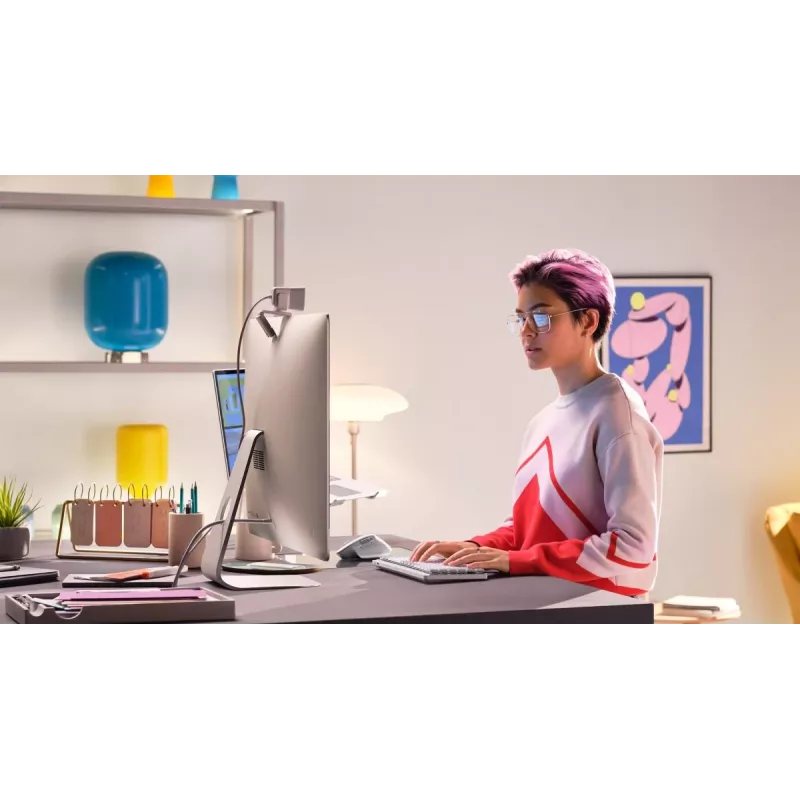 LOGITECH MX Mechanical Mini for Mac belaidė apšviesta mechaninė klaviatūra, šviesiai pilka, US International QWERTY