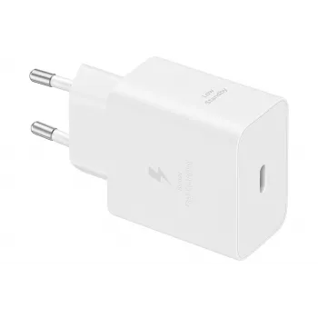 Samsung EP-T4511 Universal baltas 45W USB-C PD 3.0 Super Fast Charging 2.0 kroviklis patalpoms