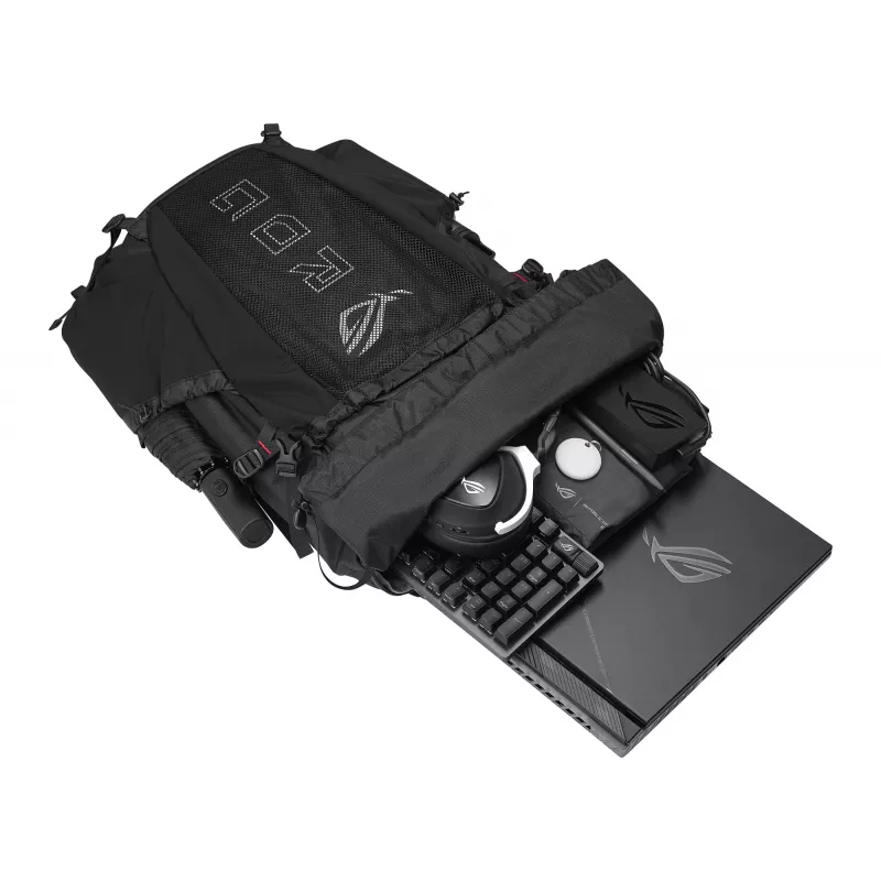 ASUS ROG Archer ErgoAir kuprinė žaidimams Juoda EVA (etileno vinilo acetatas), Likra, Nailonas