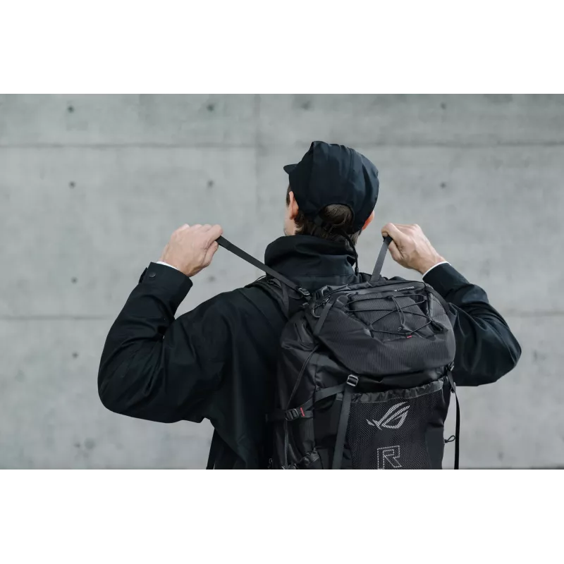 ASUS ROG Archer ErgoAir kuprinė žaidimams Juoda EVA (etileno vinilo acetatas), Likra, Nailonas