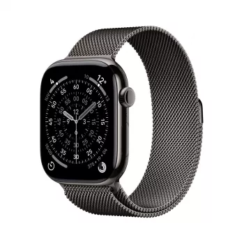 APPLE Watch Series 11 GPS + Cellular 46 mm titano korpusas su Slate Milanese kilpa S/M
