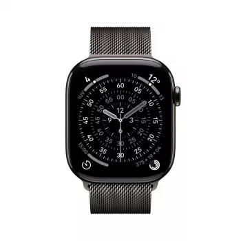 APPLE Watch Series 11 GPS + Cellular 46 mm titano korpusas su Slate Milanese kilpa S/M