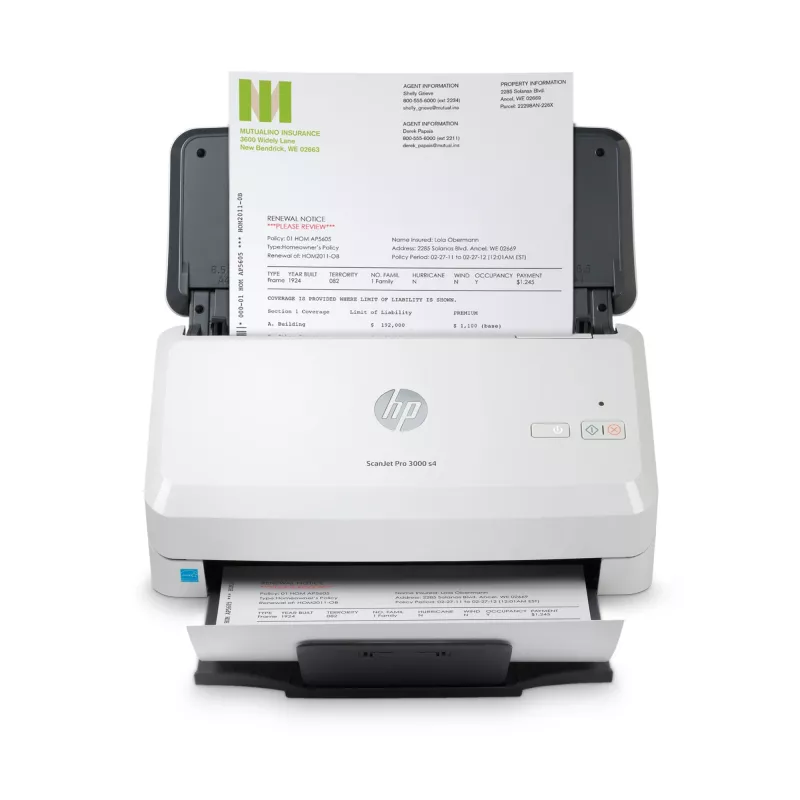 HP Scanjet Pro 3000 s4 lakštinis skaitytuvas 600 x 600 DPI A4 juoda, balta