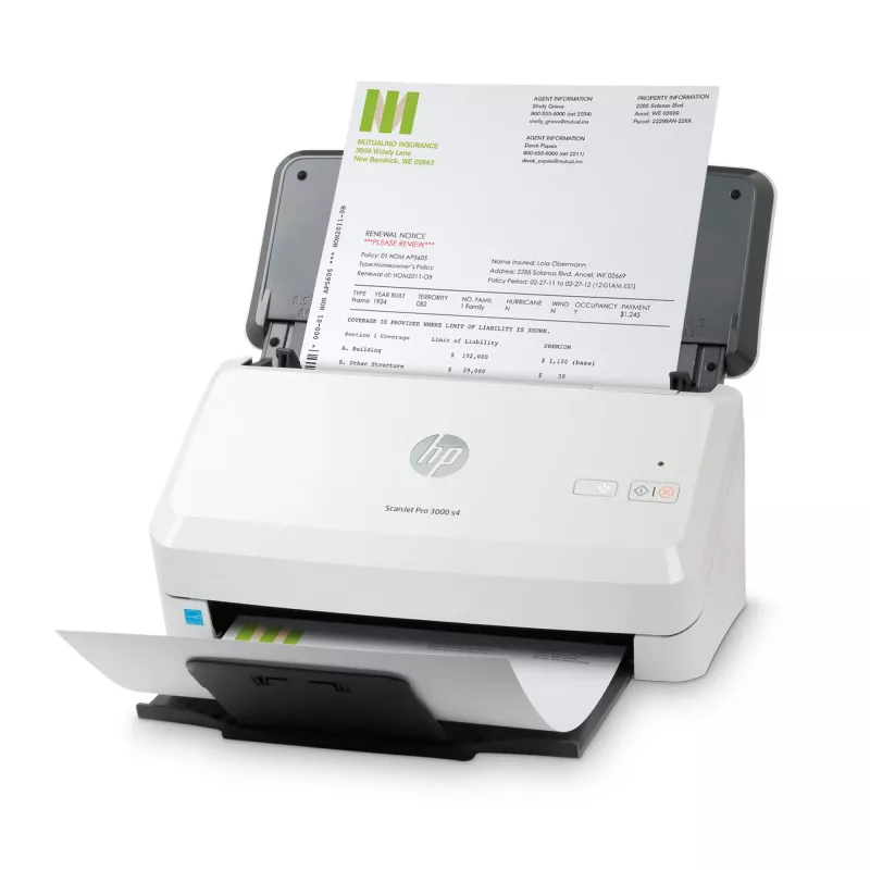 HP Scanjet Pro 3000 s4 lakštinis skaitytuvas 600 x 600 DPI A4 juoda, balta