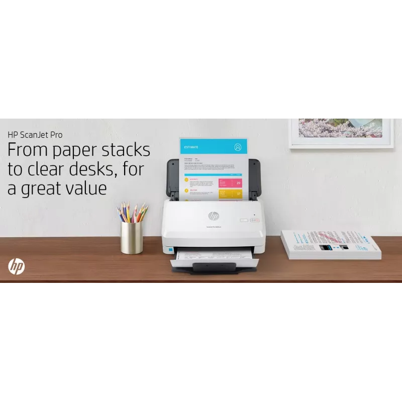 HP Scanjet Pro 3000 s4 lakštinis skaitytuvas 600 x 600 DPI A4 juoda, balta