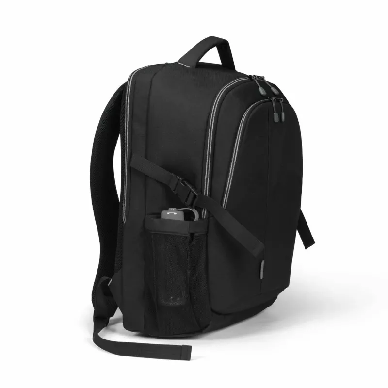 DICOTA Eco 14-15.6 col. kuprinė nešiojamam kompiuteriui - juoda / 600D perdirbtas PET