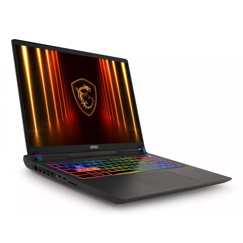 Nešiojamas kompiuteris MSI Vector 16 HX AI A2XWIG-048DE Intel Core Ultra 9 275HX 40,6 cm (16 inch) Quad HD+ 32 GB DDR5-SDRAM 1 TB SSD NVIDIA GeForce RTX 5080 Wi-Fi 6E Windows 11 Home Pilka