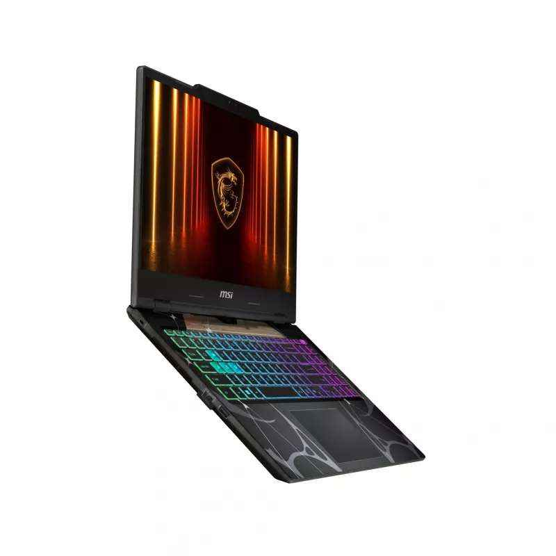 Nešiojamas kompiuteris MSI Cyborg 15 B2RWEKG-067, Intel Core 7 240H, 39,6 cm (15,6 colio) Full HD IPS 144 Hz, 16 GB DDR5-SDRAM, 512 GB SSD, NVIDIA GeForce RTX 5050, Windows 11 Home, juodas