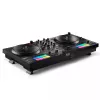 Hercules INPULSE T7 Black DJ valdiklis – 3,5 mm / 6,35 mm ausinių lizdai, USB laidas, 652×350×90 mm