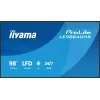iiyama LE9864UHS-B1AG skaitmeninės reklamos ekranas 98 colių 4K Ultra HD Wi-Fi 500 cd/m² juodas