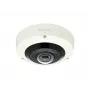 HANWHA Xnf-8010rv 6MP H.265 žuvies akies kupolinė kamera su IR