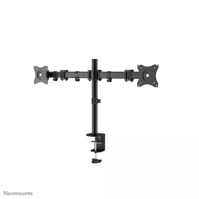 Neomounts NM-D135DBLACK monitoriaus rankena 10-27 colių, spaustuvas/įvorė, 8 kg, 25,4 cm (10 colių), 68,6 cm (27 colių), 100 x 100 mm, juoda