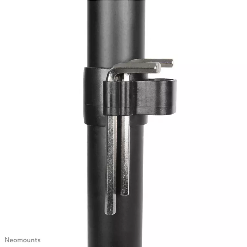 Neomounts NM-D135DBLACK monitoriaus rankena 10-27 colių, spaustuvas/įvorė, 8 kg, 25,4 cm (10 colių), 68,6 cm (27 colių), 100 x 100 mm, juoda