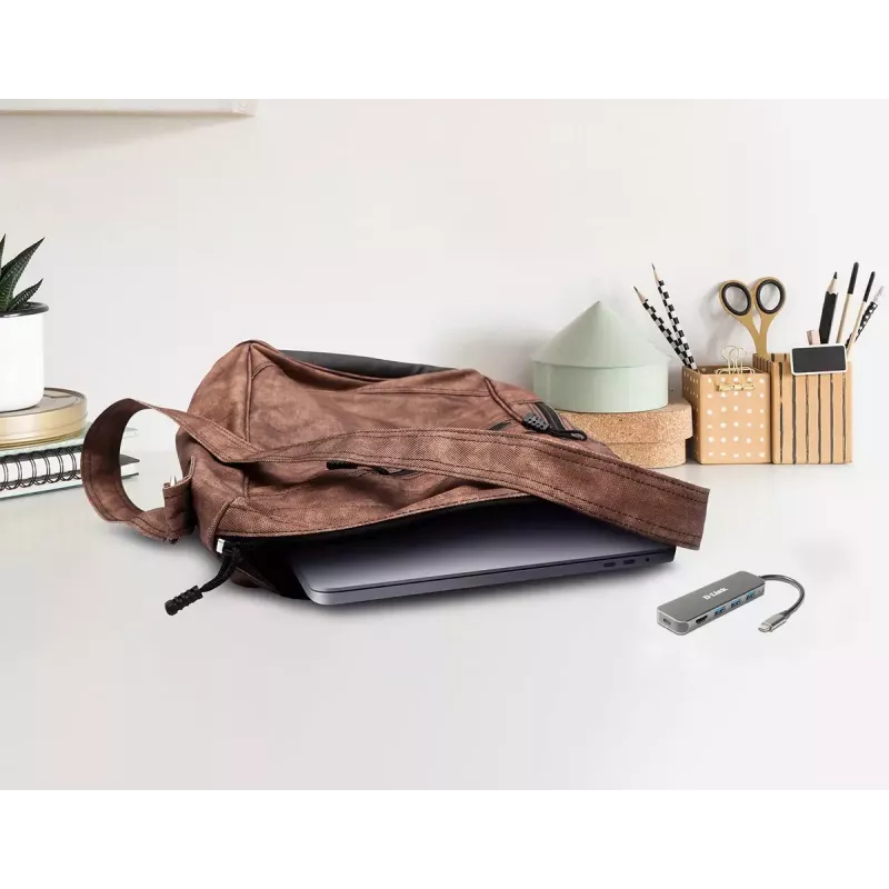 D-Link 5-in-1 USB-C stotelė su HDMI ir Power Delivery (DUB-2333)