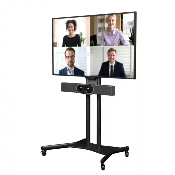 Yealink VCS-TVMount2 Laikiklis sieninis Juodas