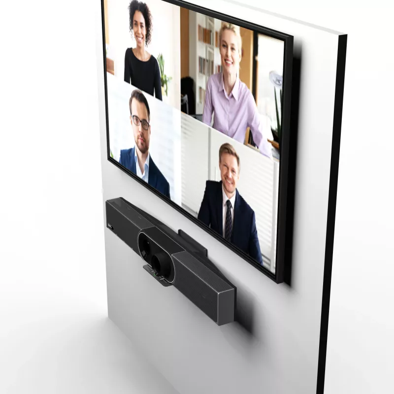 Yealink VCS-TVMount2 Laikiklis sieninis Juodas