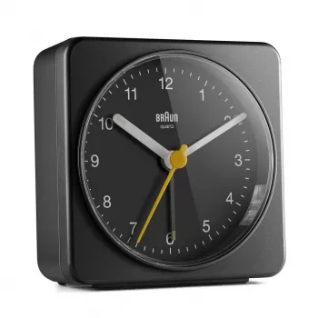 Braun BC03B kvarcinis analoginis žadintuvas juodas
