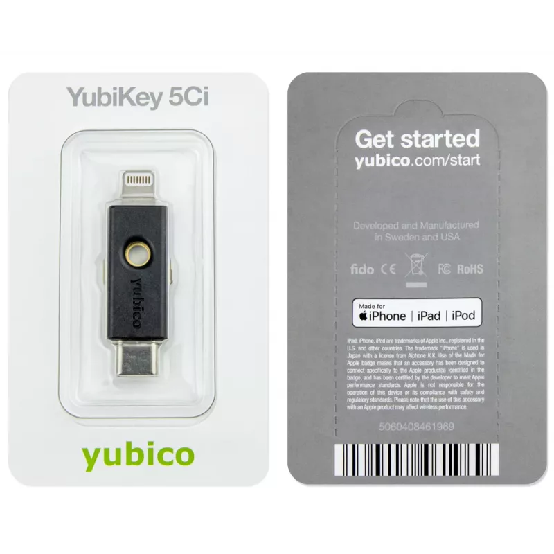 Yubico YubiKey 5Ci saugos raktas