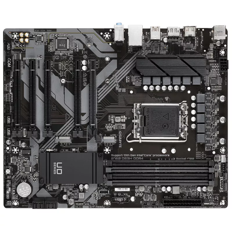 GIGABYTE B760 DS3H DDR4 pagrindinė plokštė
