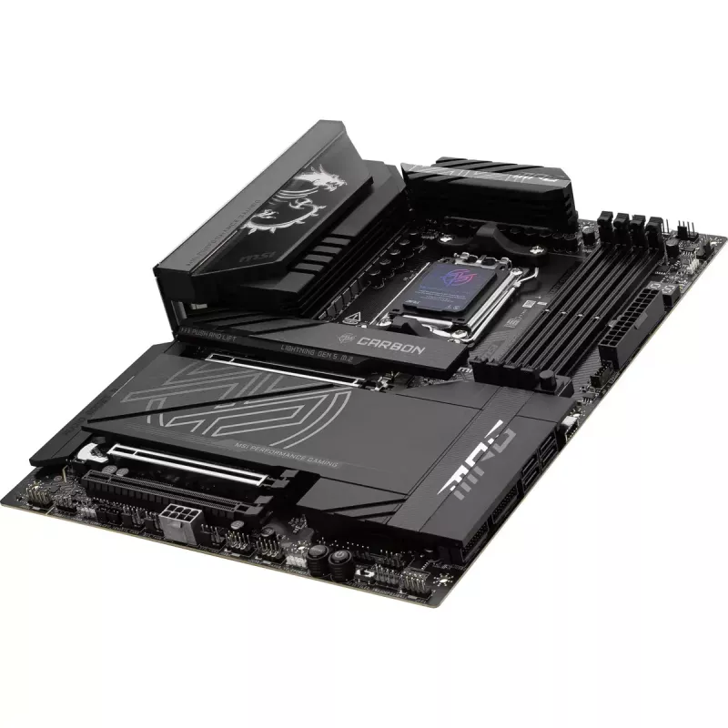 Motininė plokštė MSI MPG X870E CARBON WIFI – AMD X870E, lizdas AM5, ATX, DDR5 iki 256 GB, Wi‑Fi 7