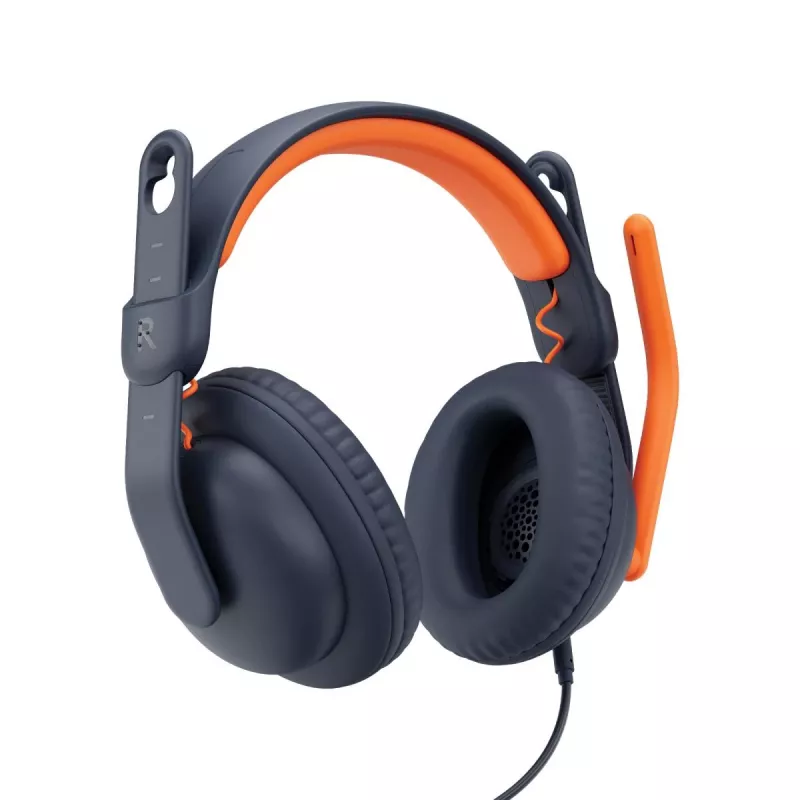 LOGITECH Zone Learn – ausinės – USB-C – ant ausų – klasikinė mėlyna